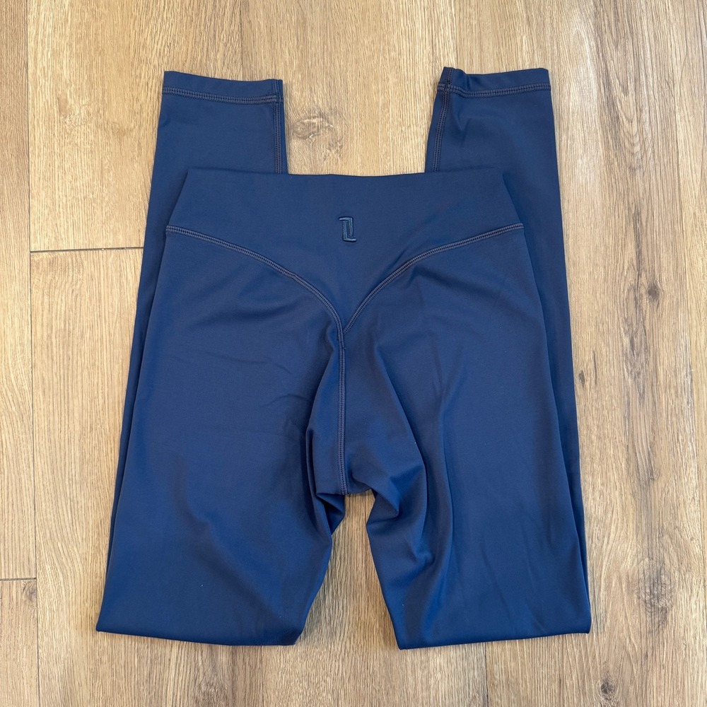 Liaison The Label x Sydney Adams Navy Blue High Waisted Active Leggings Small